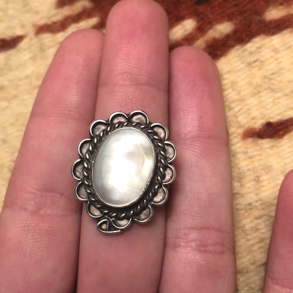 Native American Mother of Pearl ring